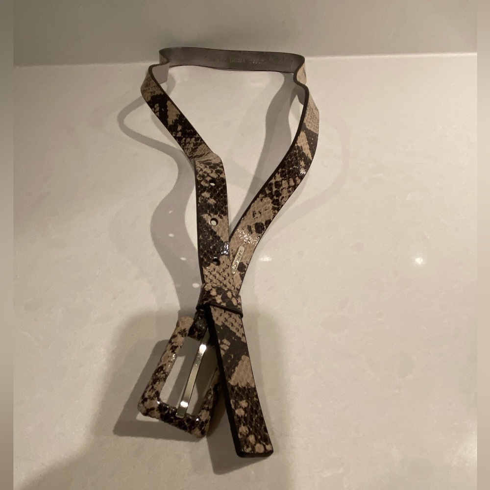 Vintage Calvin Klein Leather Belt - Size M -